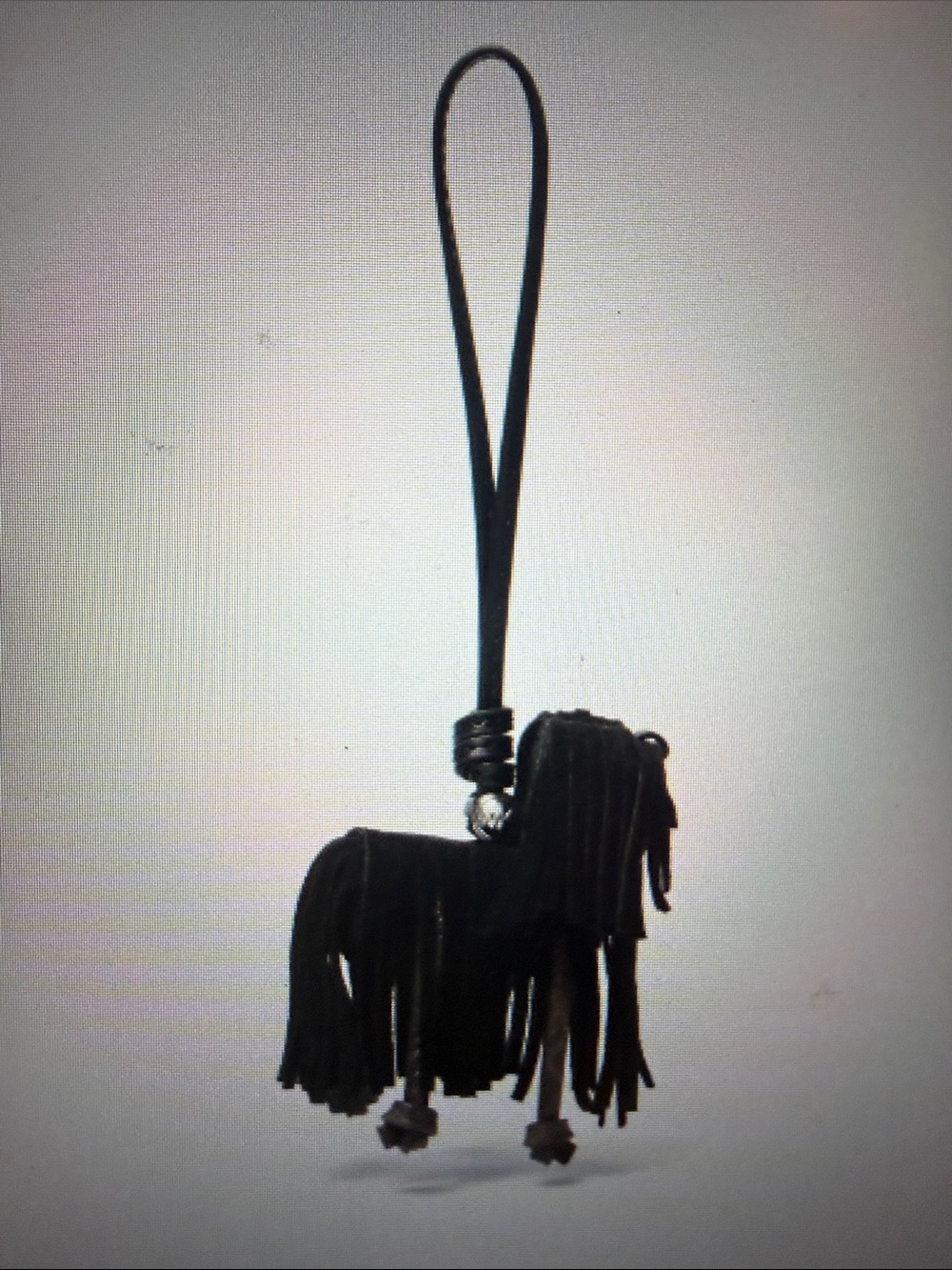 Michael Kors Suede Shaggy Dog Bag Charm